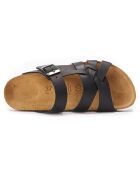Sandales en Cuir Alvaro noires