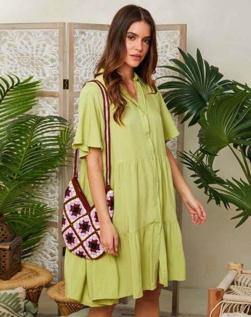 Robe Mimosia verte