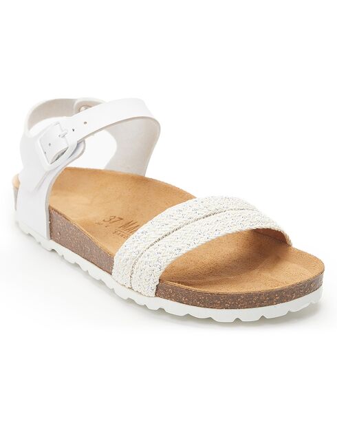 Bella weiße Sandalen