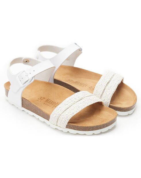 Bella weiße Sandalen