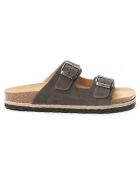 Mules en Cuir Alberto marron