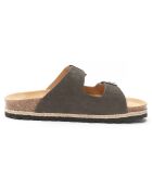 Mules en Cuir Alberto marron