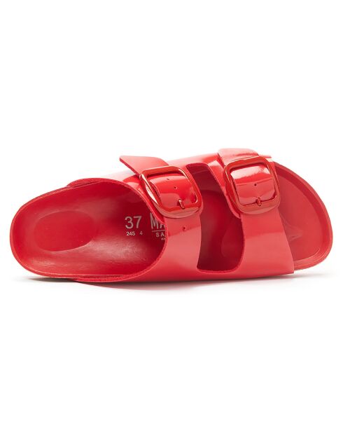 Mules Alberto rouges