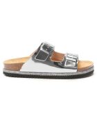 Mules Alberto argentées