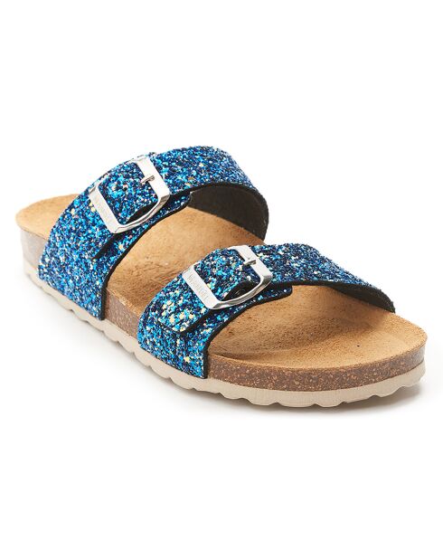 Mules Lora bleu marine
