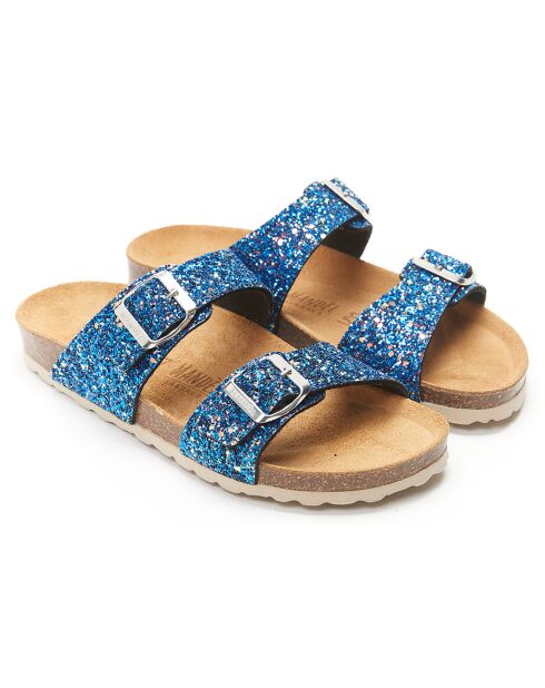 Mules Lora bleu marine