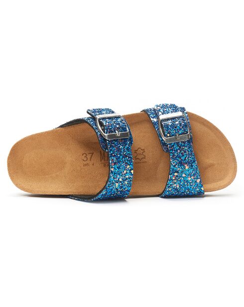 Mules Lora bleu marine