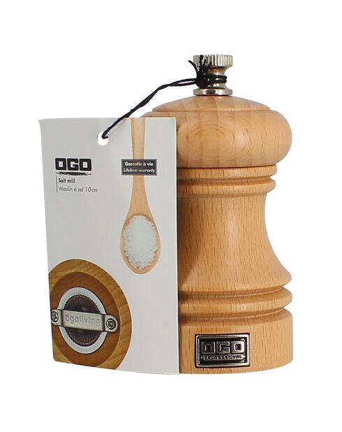 Moulin à poivre Professionnel naturel - 10 cm