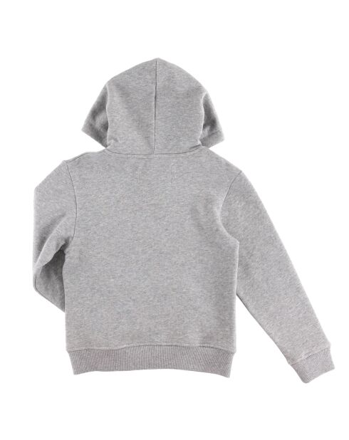 Sweat à capuche en Coton Bio Voons gris chiné