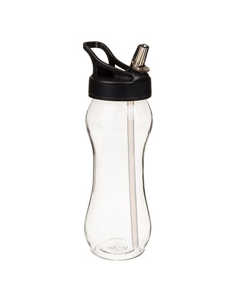 Bouteille sportive ytt01 transparent/noir
