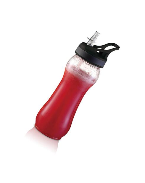 Bouteille sportive ytt01 transparent/noir