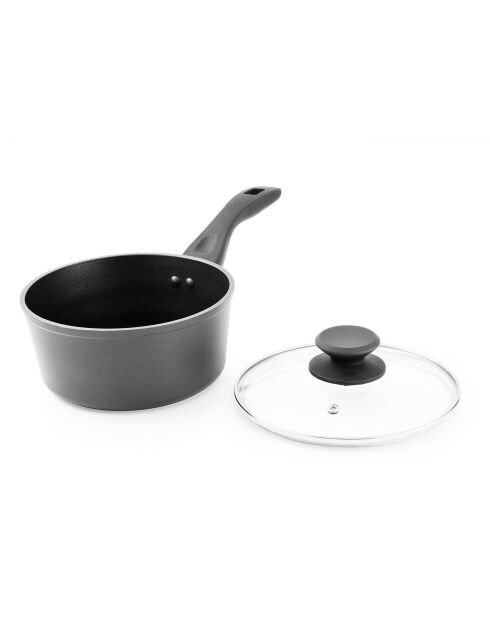 Casserole aluminium forgé noa cas18 tfi grise - D.18 cm