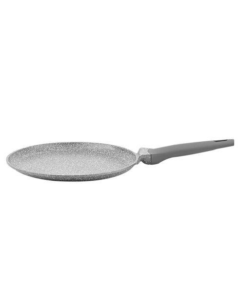 Crêpière fonte d'aluminium induction effet pierre vertu crp28tfi grise - D.28 cm