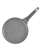 Crêpière fonte d'aluminium induction effet pierre vertu crp28tfi grise - D.28 cm