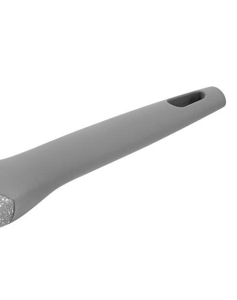 Crêpière fonte d'aluminium induction effet pierre vertu crp28tfi grise - D.28 cm