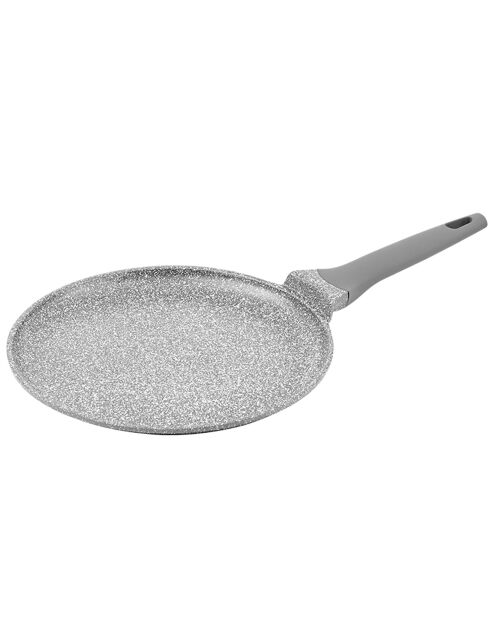 Crêpière fonte d'aluminium induction effet pierre vertu crp28tfi grise - D.28 cm