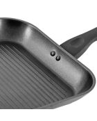 Grill aluminium forge tfi noa gril28 tfi noir