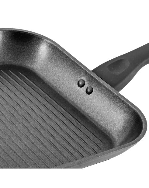 Grill aluminium forge tfi noa gril28 tfi noir