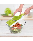 Mandoline ajustable 4-en-1  slicy express blanc/vert