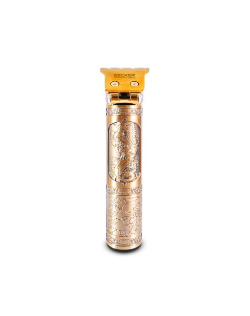 Tondeuse sans fil avec écran led dragon  noir/doré