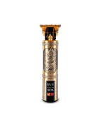 Tondeuse sans fil avec écran led dragon  noir/doré