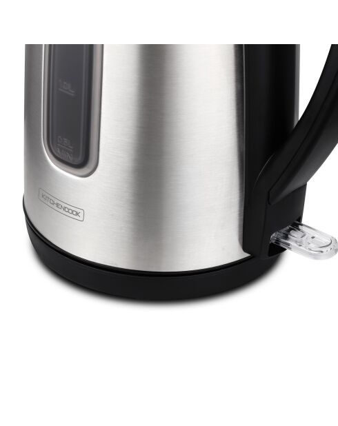 Bouilloire inox 1.7 l grise