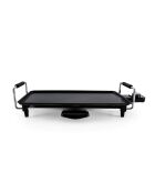 Plancha électrique avec revetement anti-adhesif k-pan noire