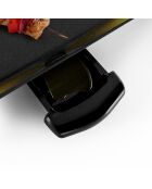 Plancha électrique avec revetement anti-adhesif k-pan noire