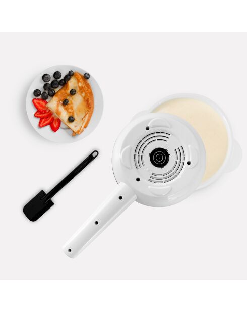 Crêpière électrique sans fil crepeasy  blanche