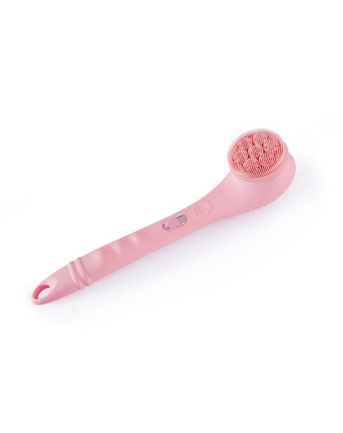Brosse de douche electrique sans fil clean body rose