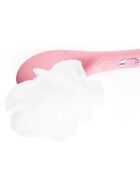 Brosse de douche electrique sans fil clean body rose