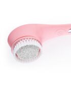 Brosse de douche electrique sans fil clean body rose