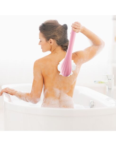 Brosse de douche electrique sans fil clean body rose