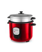 Cuiseur à riz 1.8l avec panier vapeur japan rouge