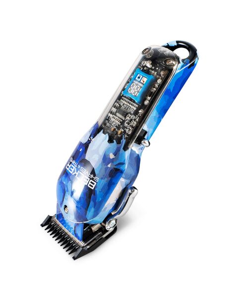 Tondeuse sans fil cheveux et barbe blue motion bleue