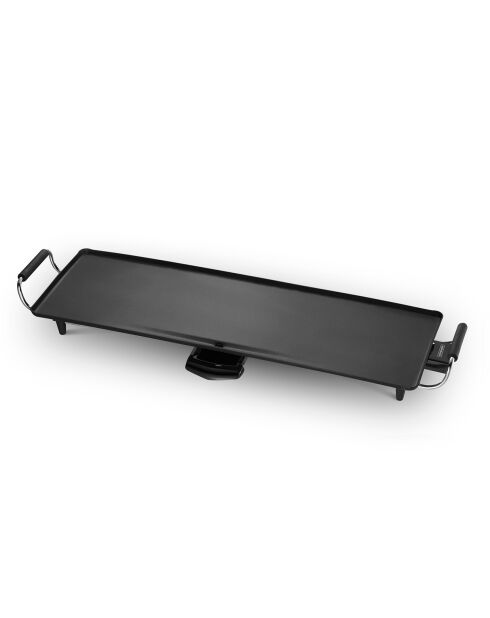 Plancha électrique avec revêtement anti-adhesif k-pan70 noire