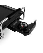 Plancha électrique avec revêtement anti-adhesif k-pan70 noire