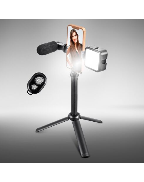 Vlogging Livestreaming Kit 100 Zwart