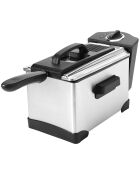 Friteuse 3l inox semi6-pro fry plus gris/noir