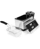 Friteuse 3l inox semi6-pro fry plus gris/noir