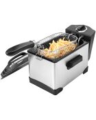 Friteuse 3l inox semi6-pro fry plus gris/noir