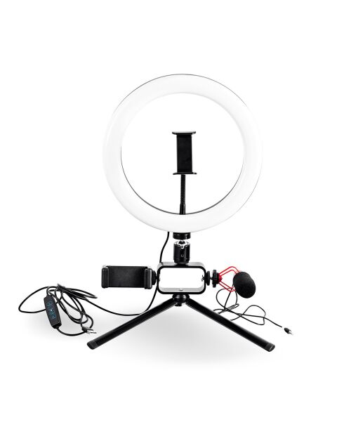 Kit de transmisión en vivo de vlogs 350 negro