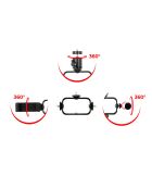 Kit de transmisión en vivo de vlogs 350 negro