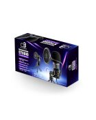 mic250 zwarte condensatormicrofoon voor studio