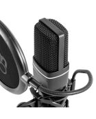 mic250 zwarte condensatormicrofoon voor studio