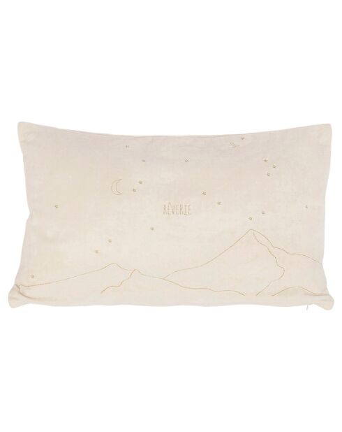 Housse de coussin Songes ecru - 50x30 cm