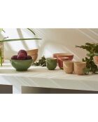 2 Gobelets Splendeur rose/vert - 15cl