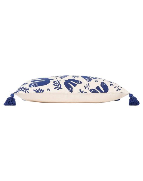 Housse de coussin Magic crème/indigo - 50x30 cm