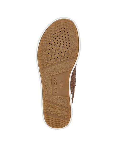 Sandales en Cuir Laudara brunes - Talon 5 cm