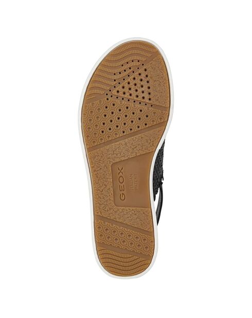 Sandales en Cuir Laudara noires - Talon 5 cm